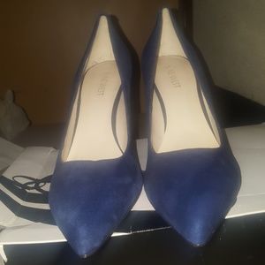 Nine West Navy Suede Pumps